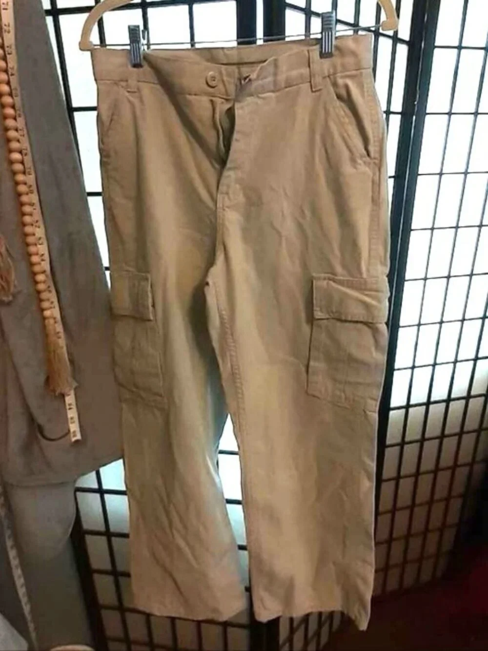 Old Navy Big Boy's Khaki Colored Cargo Pants size 18